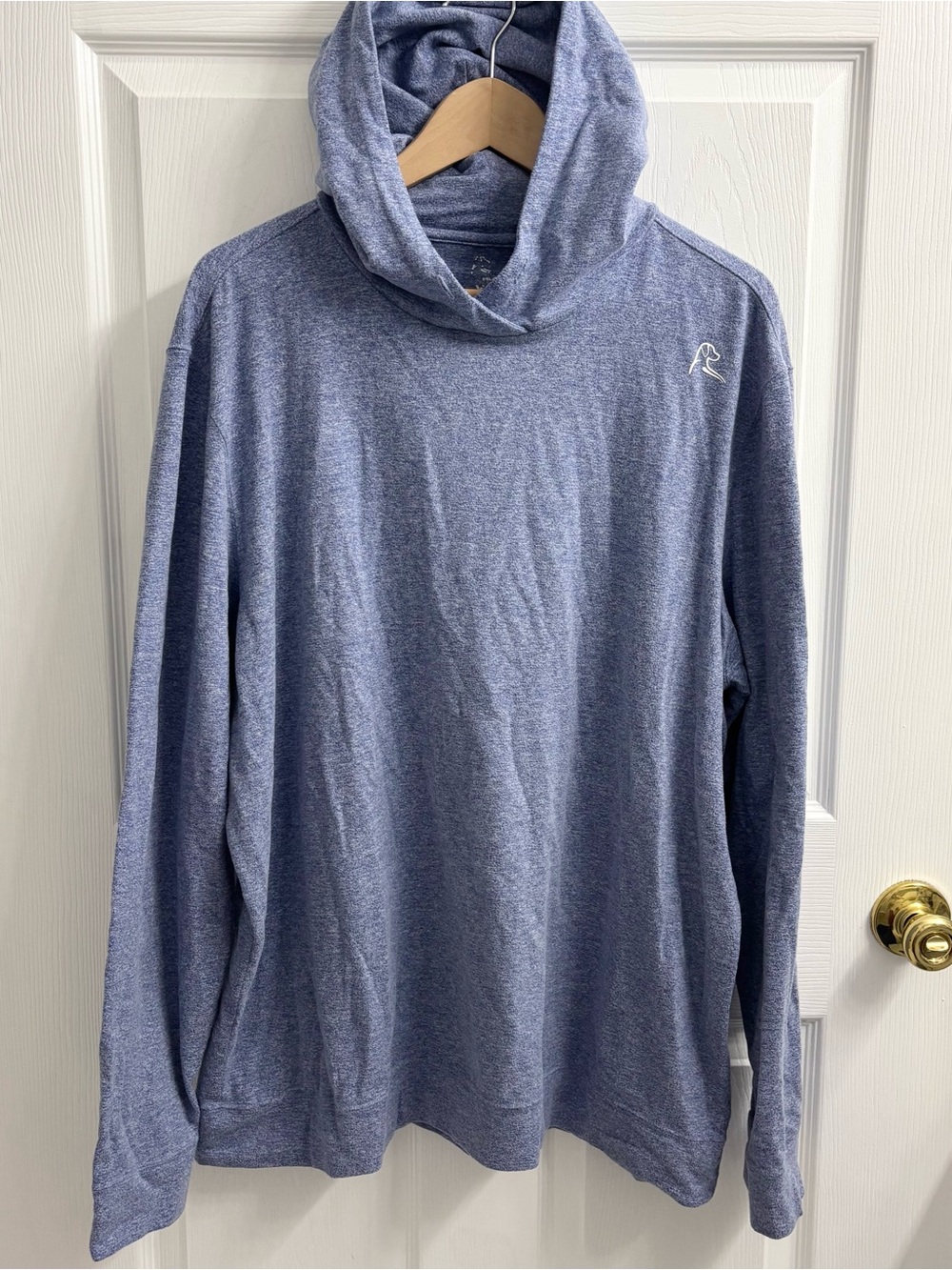 Rhoback Performance Hoodie XL Blue Athleisure Lightweight Stretchy